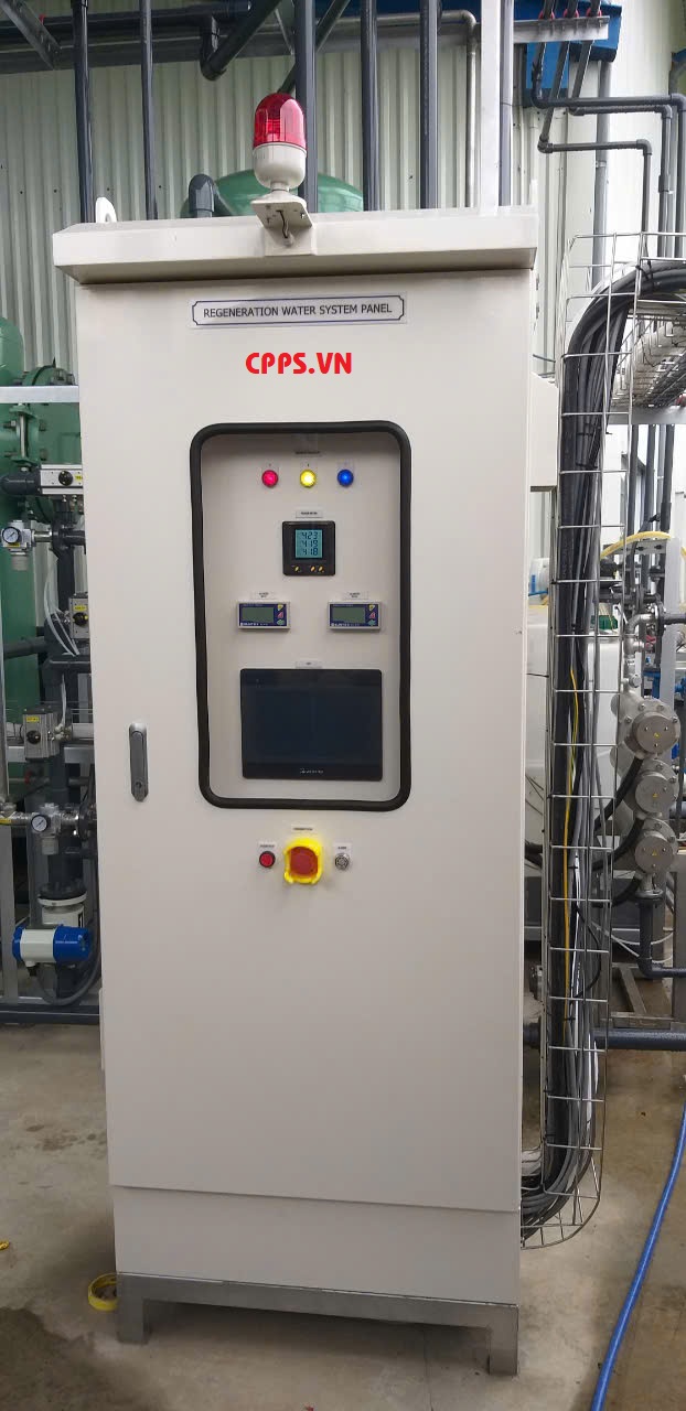 Tủ điện điều khiển hệ thống tái sinh hạt nhựa | Regeneration System