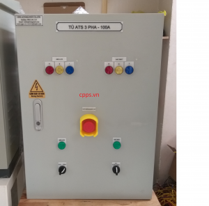 Tủ điện ATS 3 pha 100A dùng 2 contactor